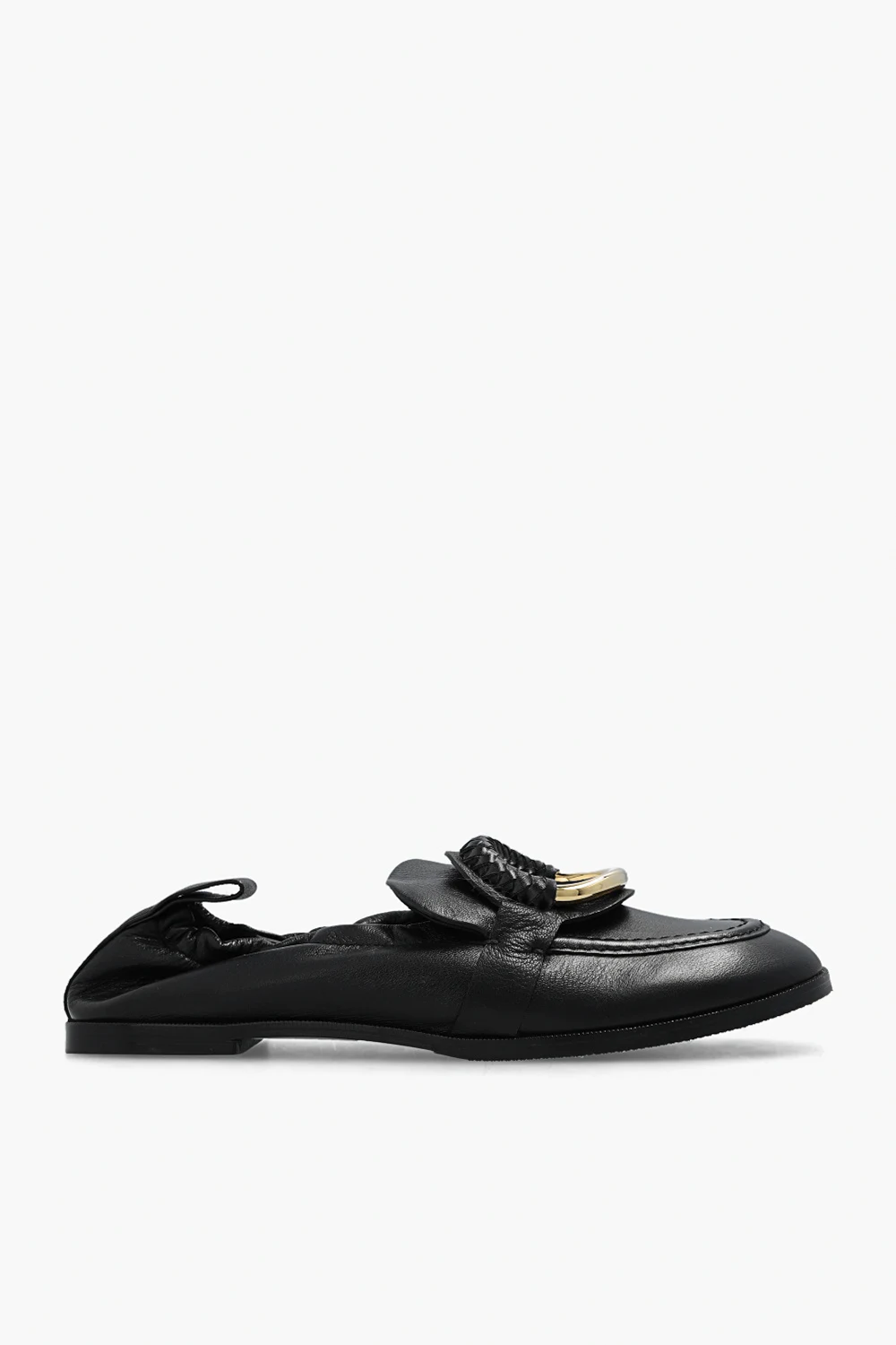 ‘Hana’ leather loafers