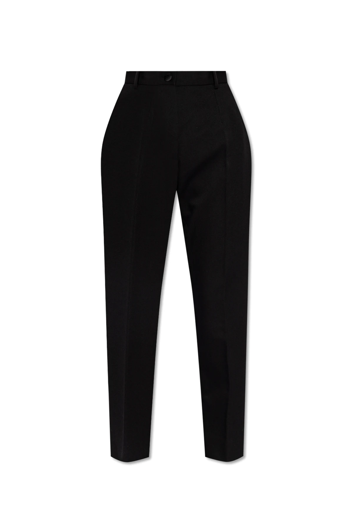 BLACK Side-stripe trousers