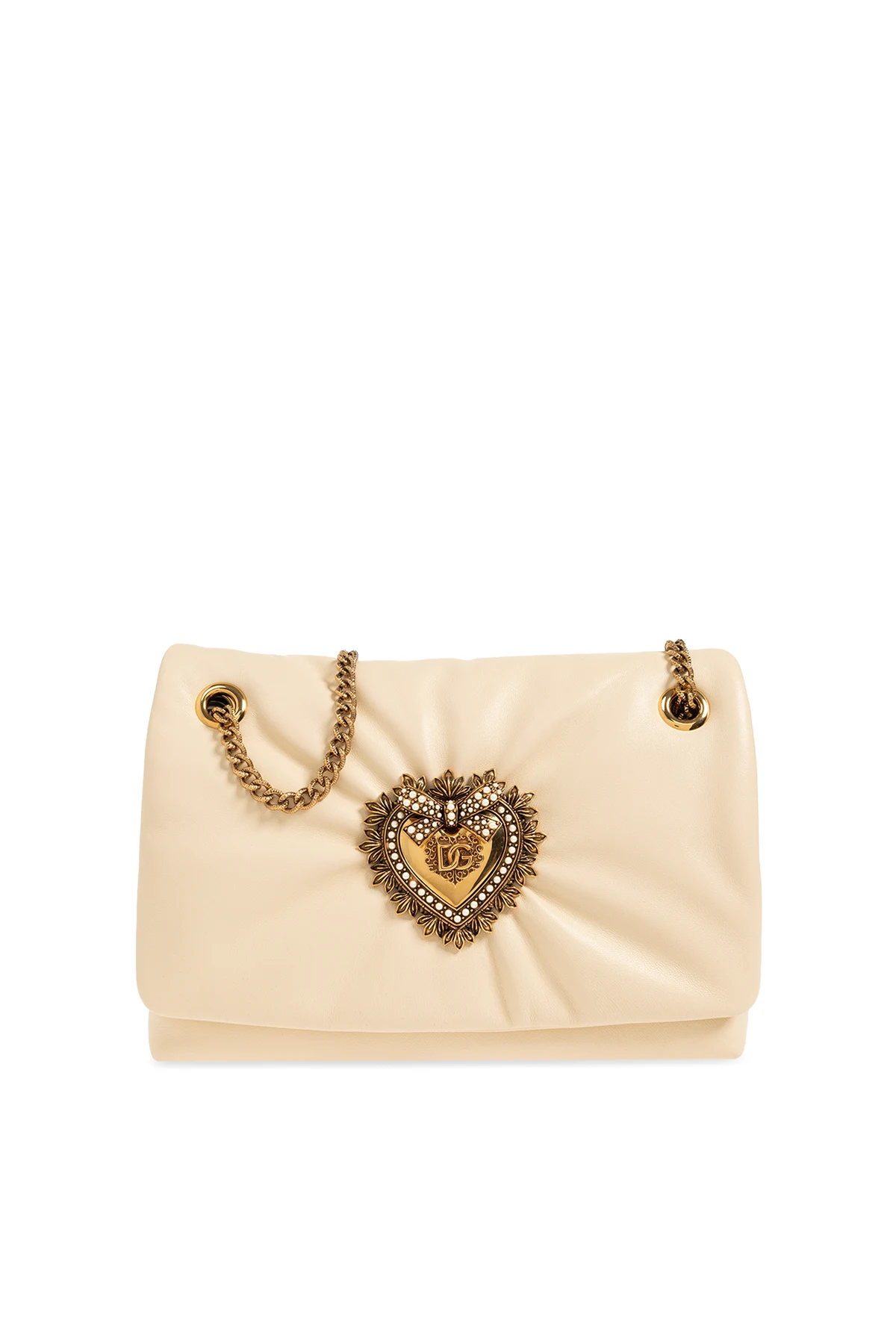 cream ‘Devotion Medium’ shoulder bag