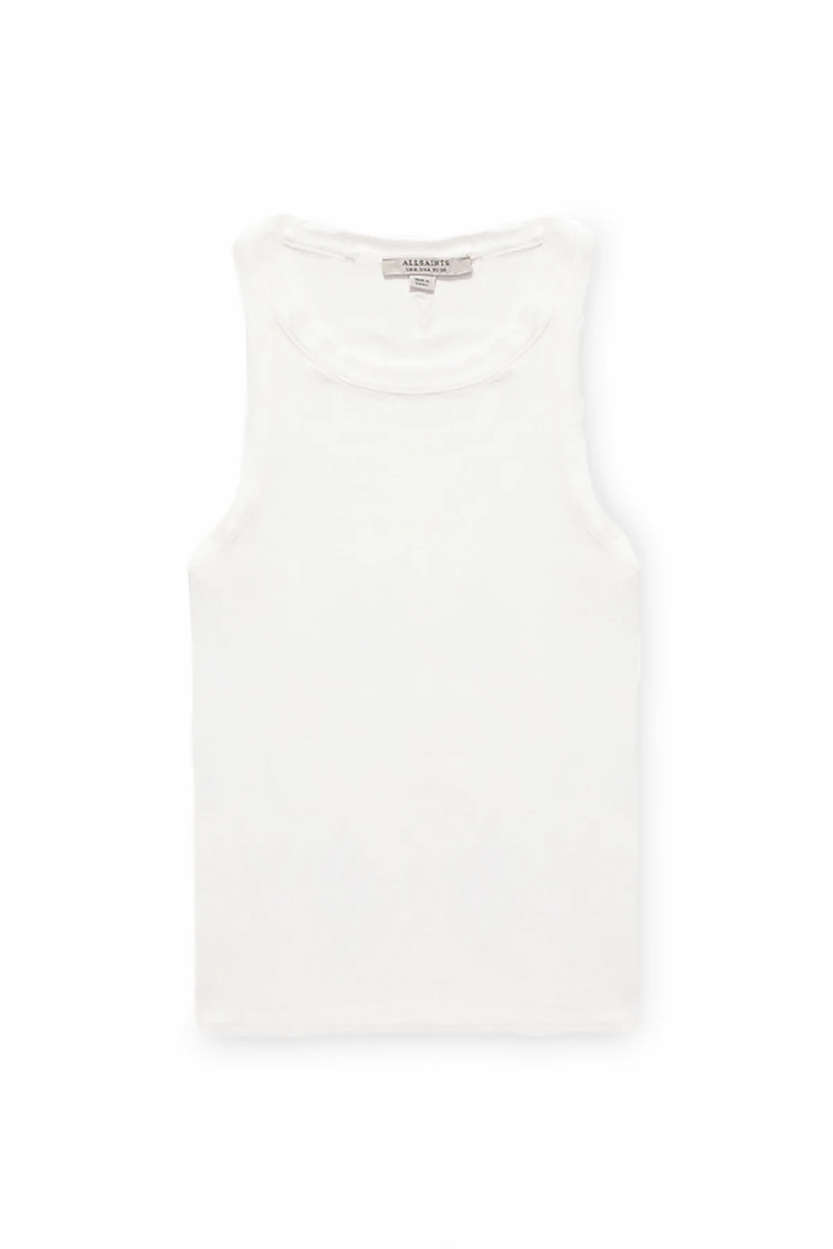 WHITE ‘Rina’ ribbed tank top