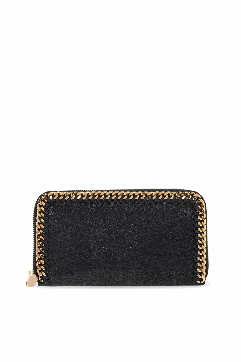 BLACK Wallet with decorative chain