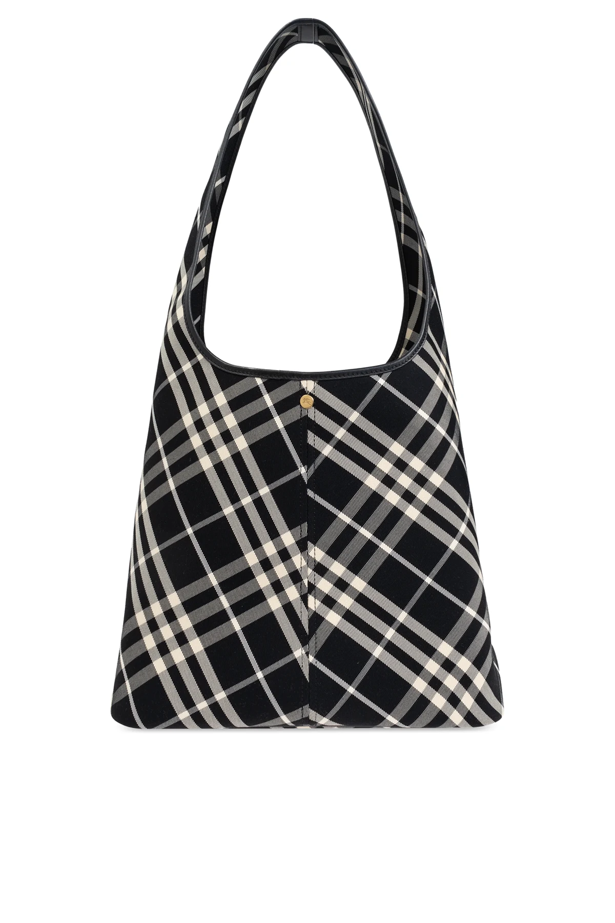 Schultertasche mit Karomuster