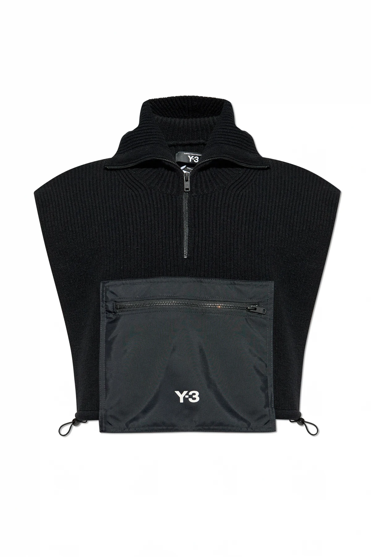 BLACK Hooded Vest