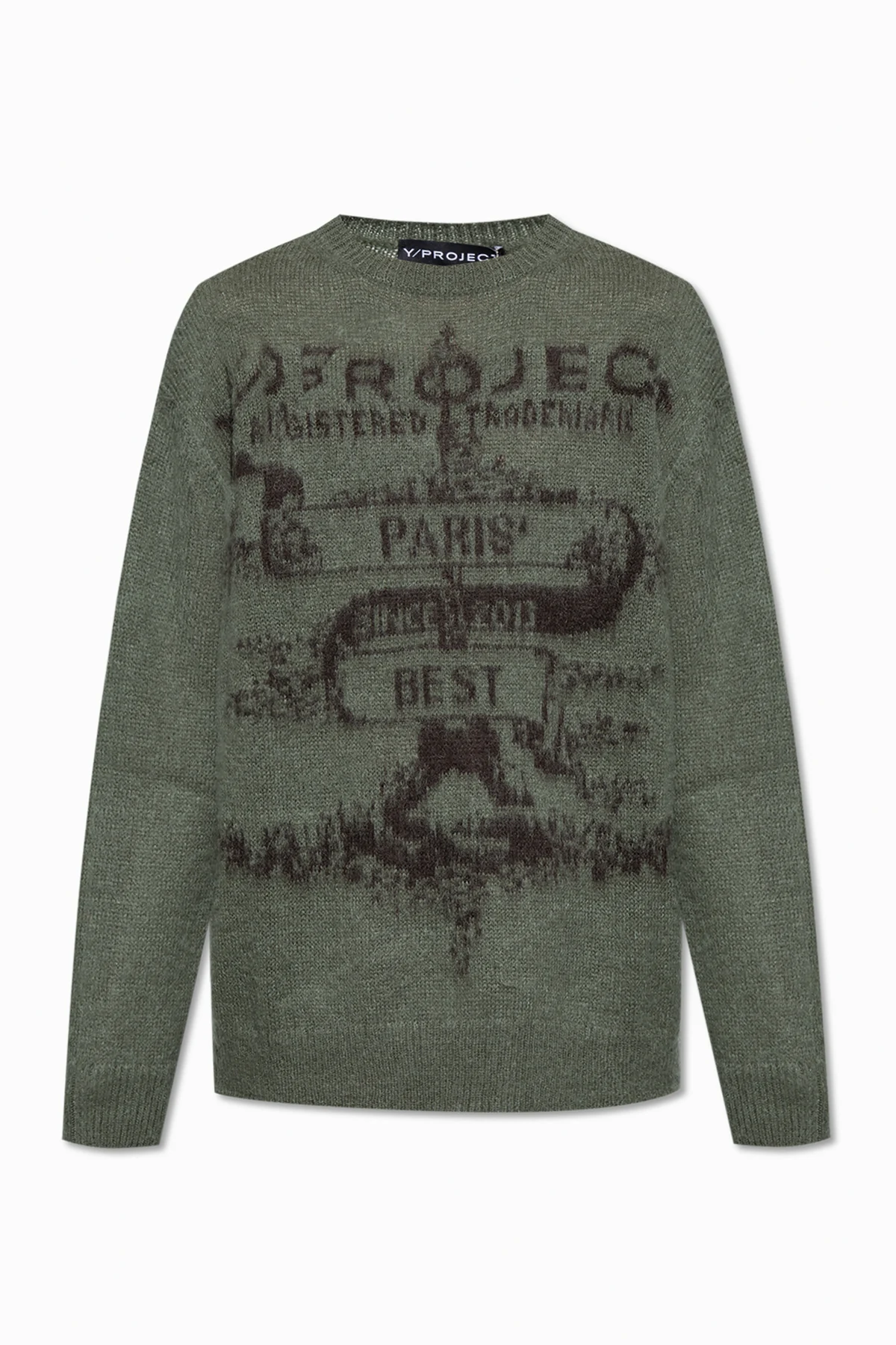 GREEN Patterned Sweater