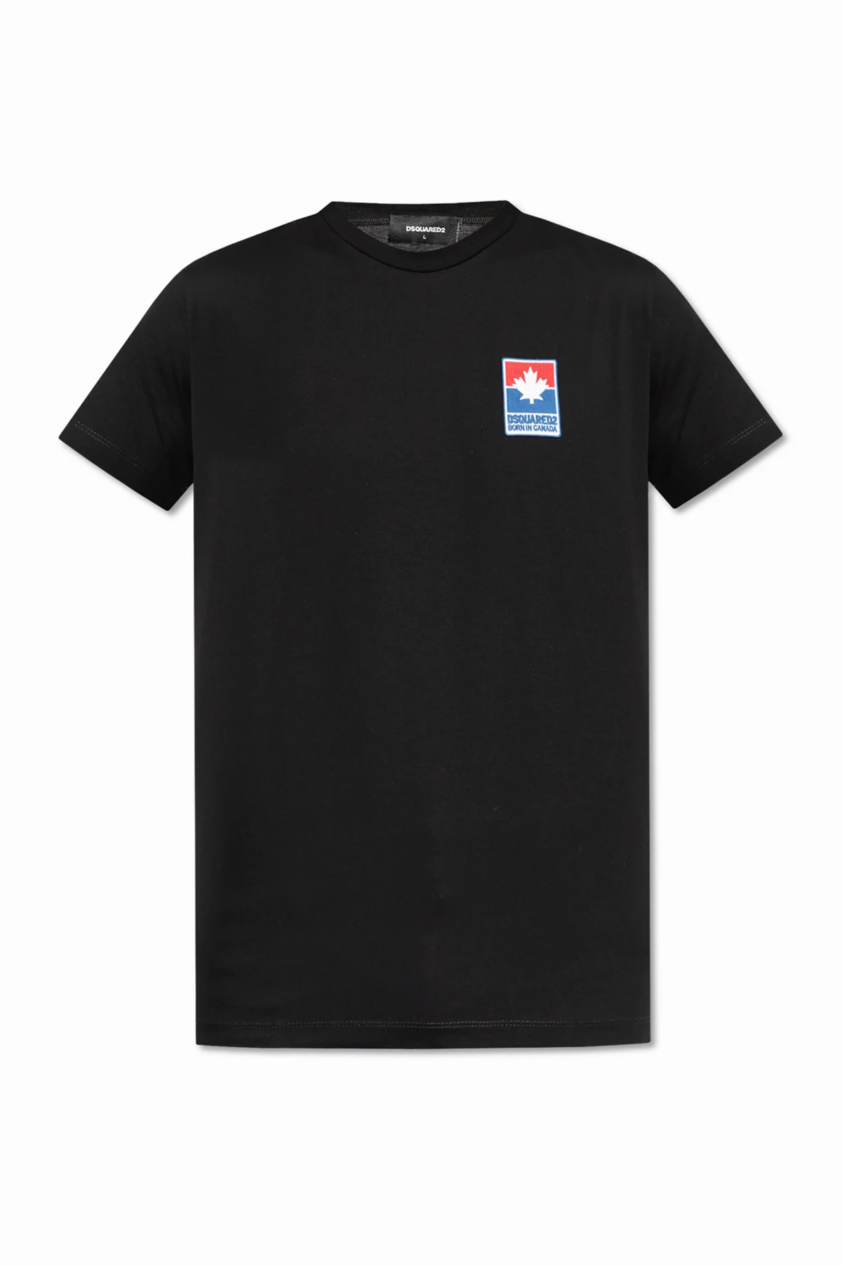 T-shirt z naszywką