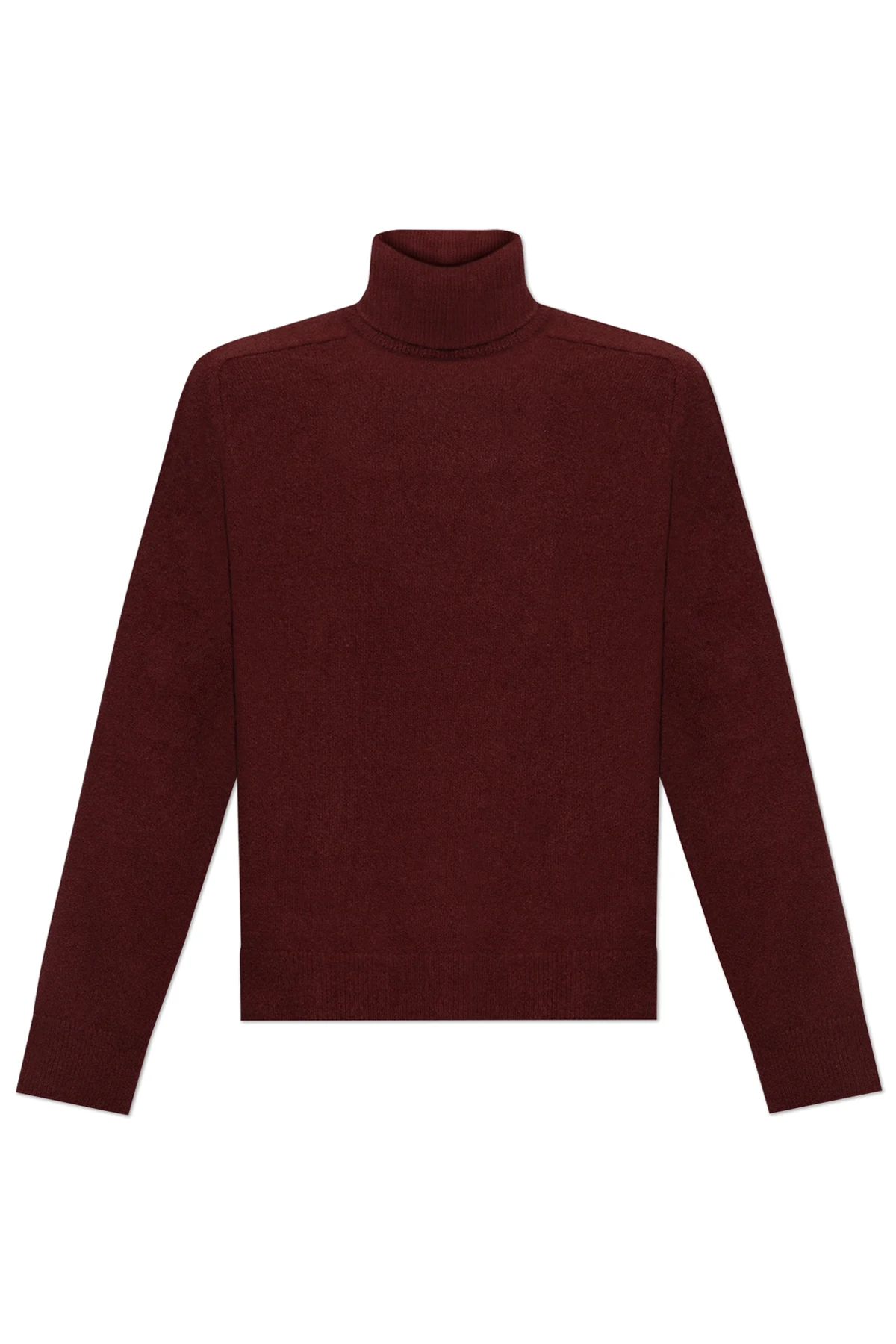 BURGUNDY Woolen Turtleneck
