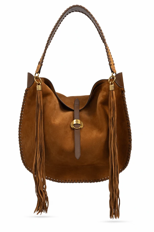 BRĄZOWY Torba ‘Altay’ typu ‘hobo’