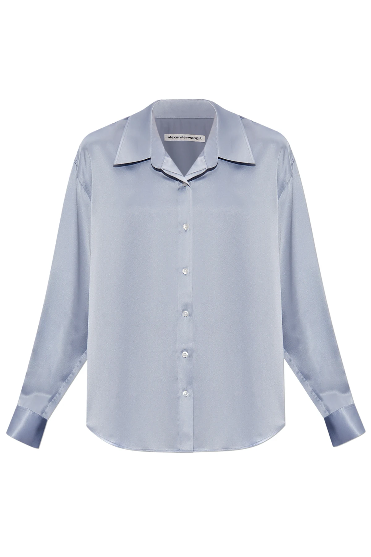 BLUE Shirt with sewn-in top