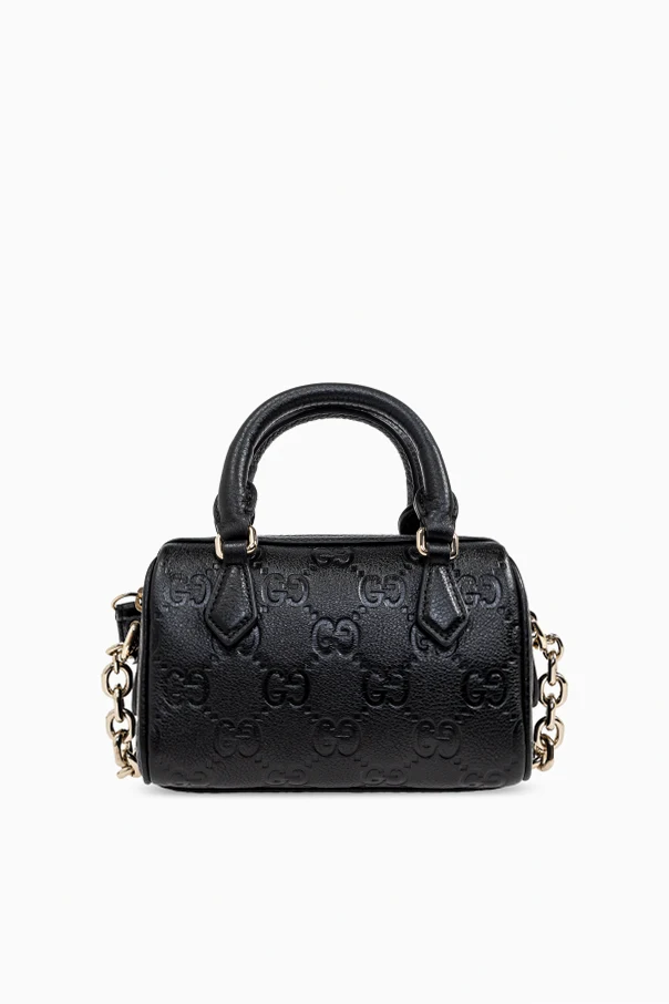 CZARNY Torba do ręki `Gg Emblem Super Mini Top`