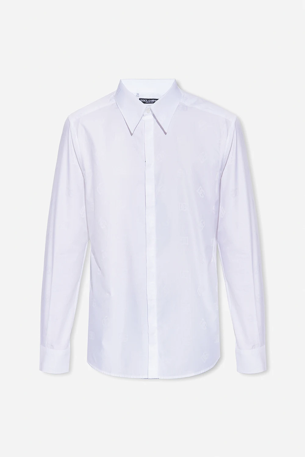 WHITE Monogrammed shirt