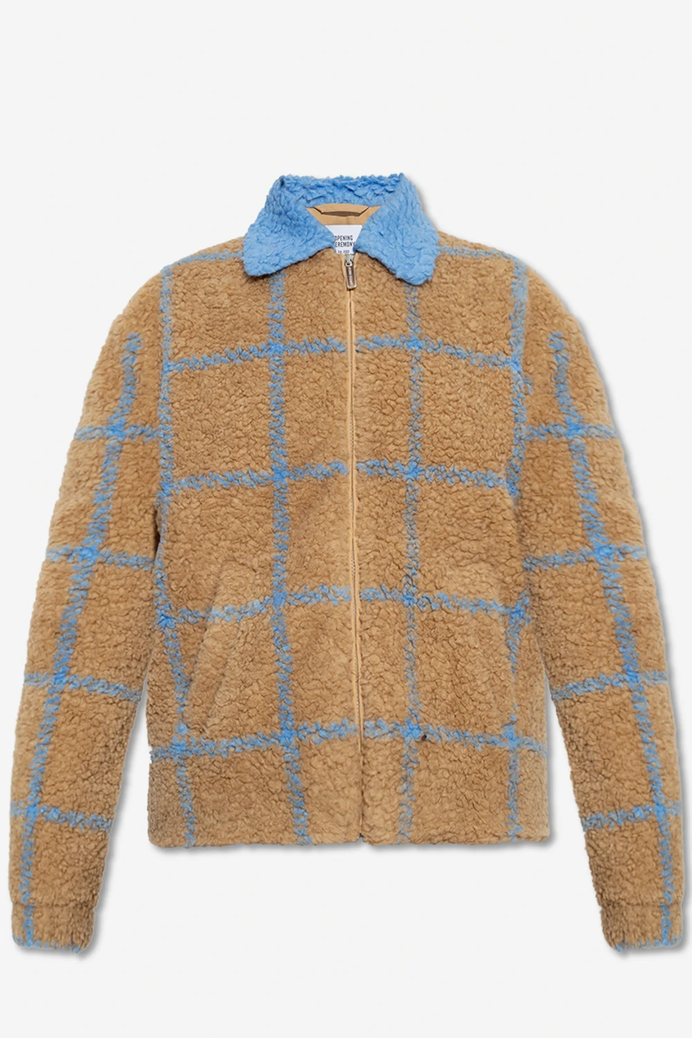 beige Jacket with logo