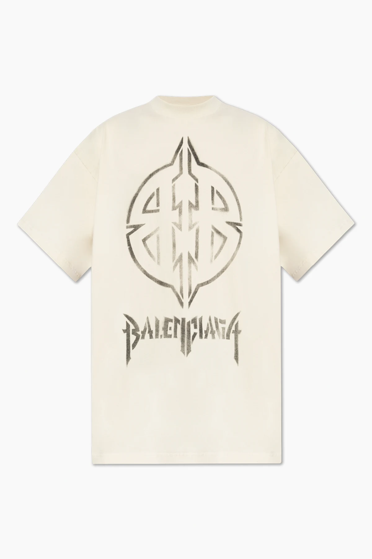 cream Printed T-shirt