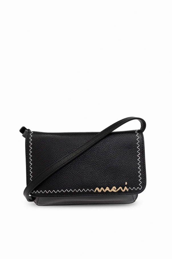 SCHWARZ Ledertasche zum Umhängen