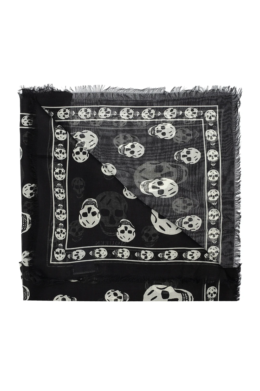 BLACK Skull Scarf