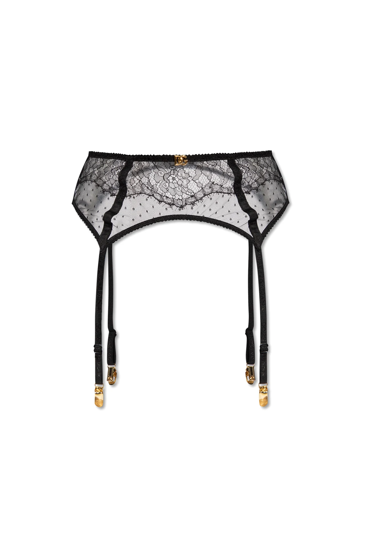 SCHWARZ Lace suspender belt
