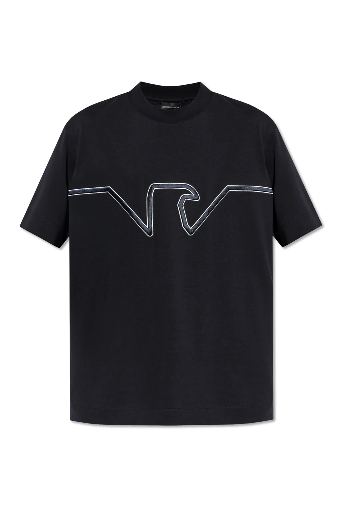 T-shirt z wyszytym logo