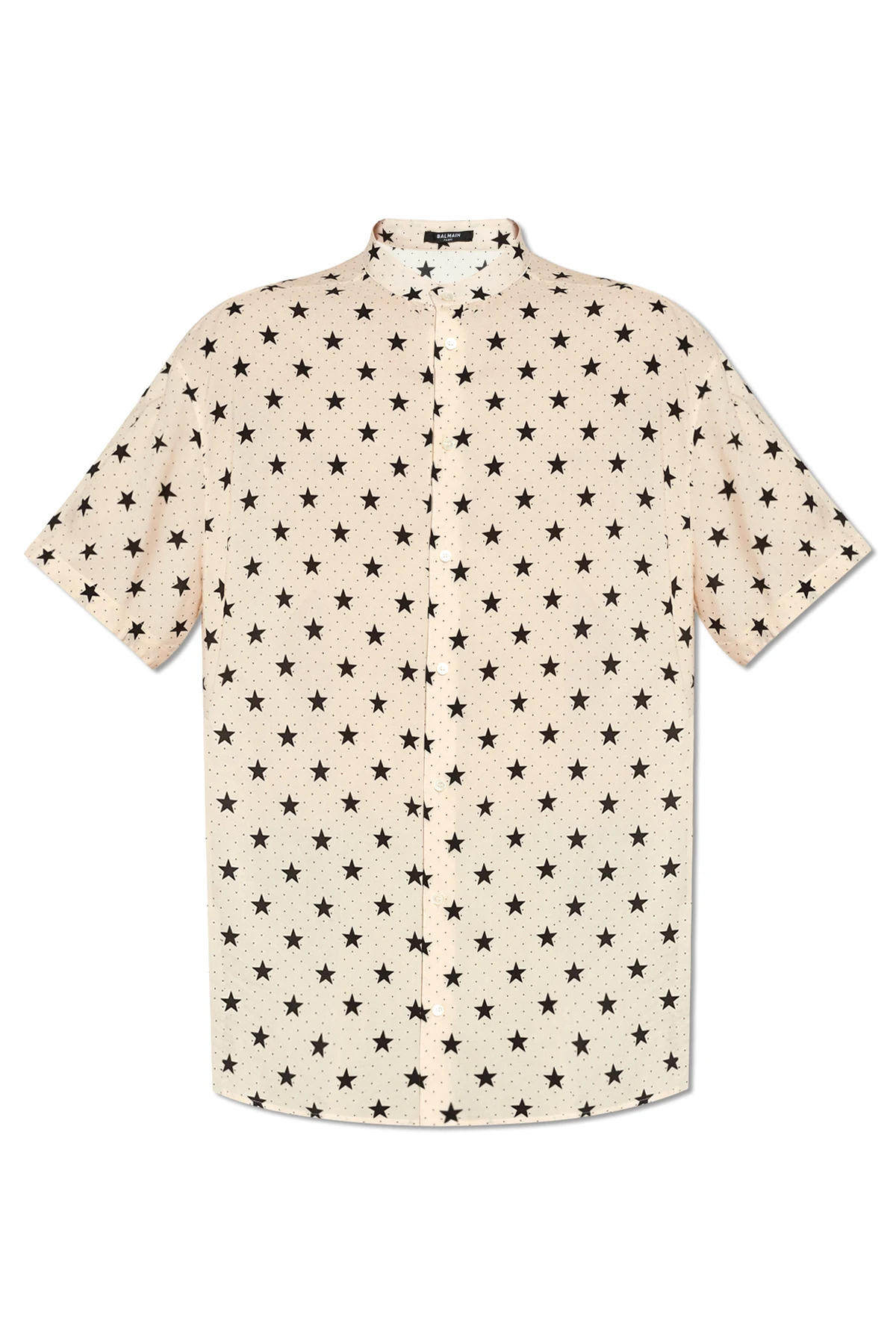 beige Oversize patterned shirt