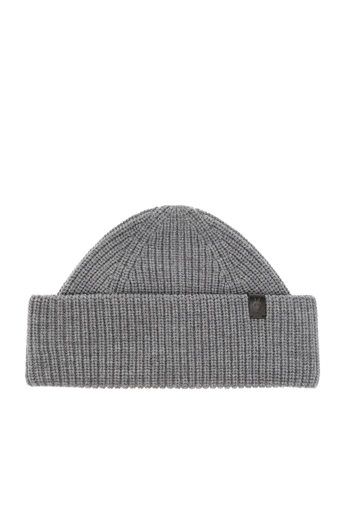 GREY Logo-patched beanie