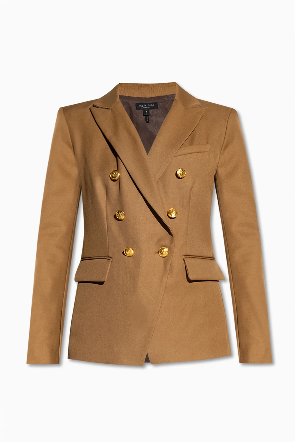 BROWN Double-breasted blazer
