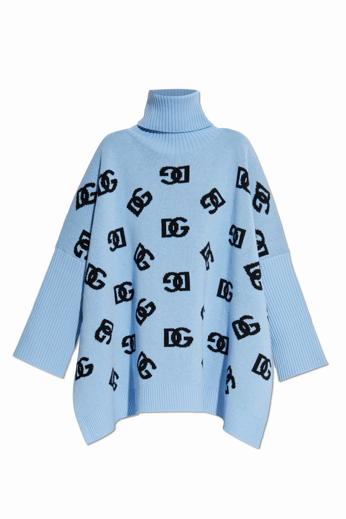 Rollkragenpullover mit Logo