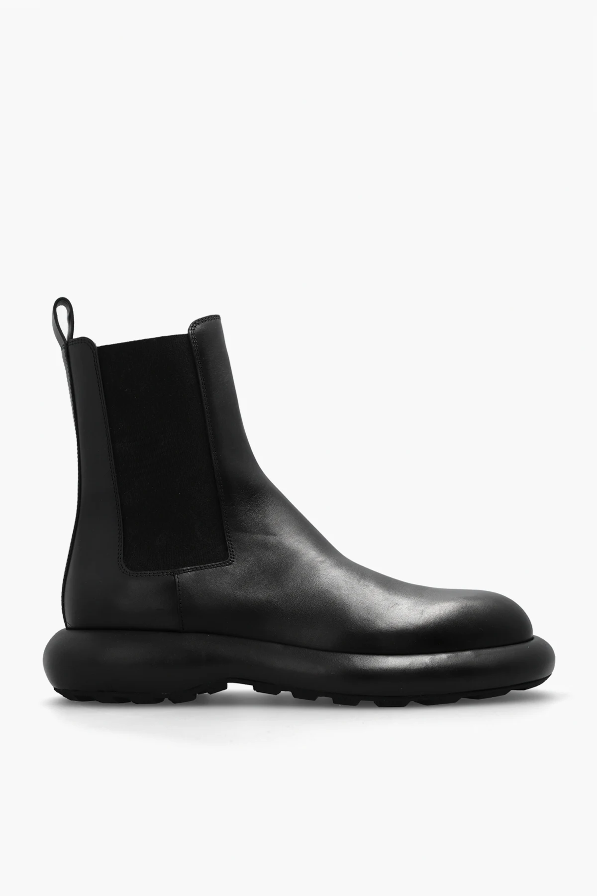 Leather ankle boots