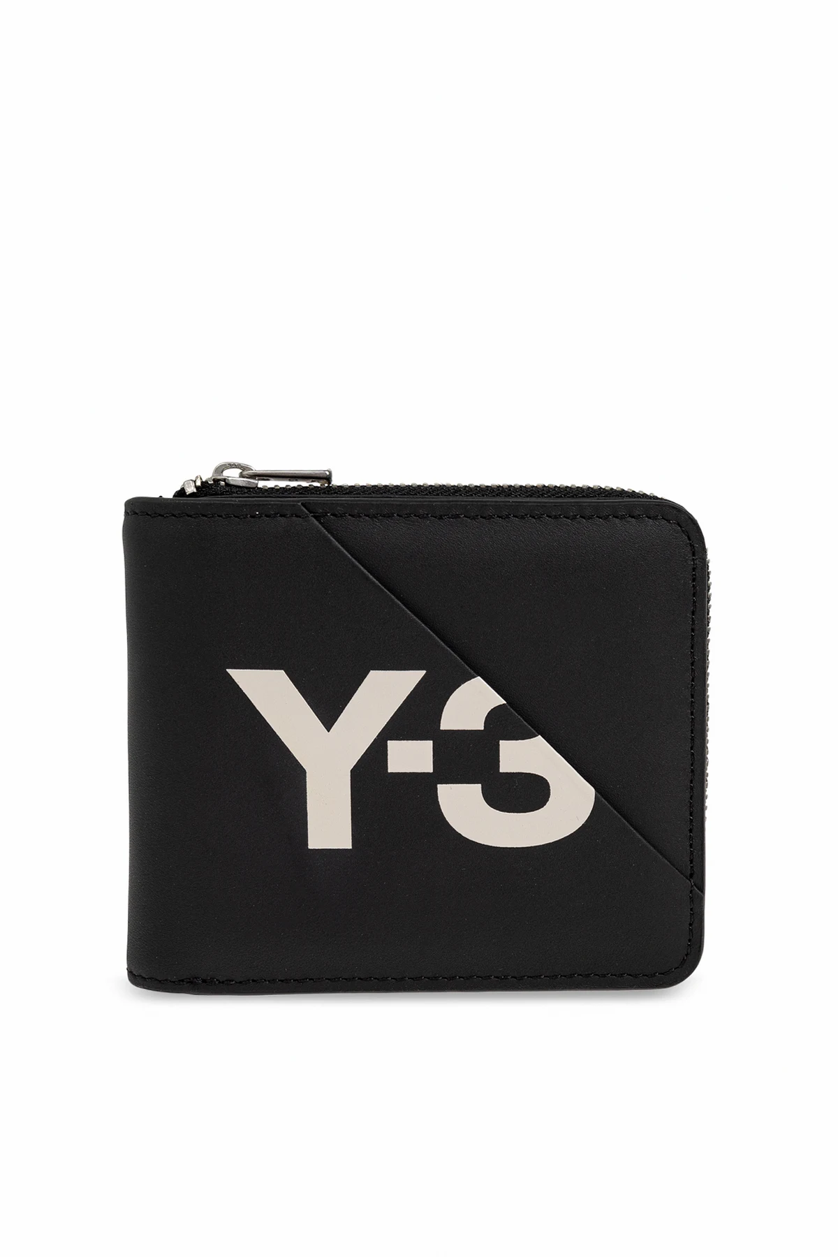 Skórzany portfel z nadrukowanym logo