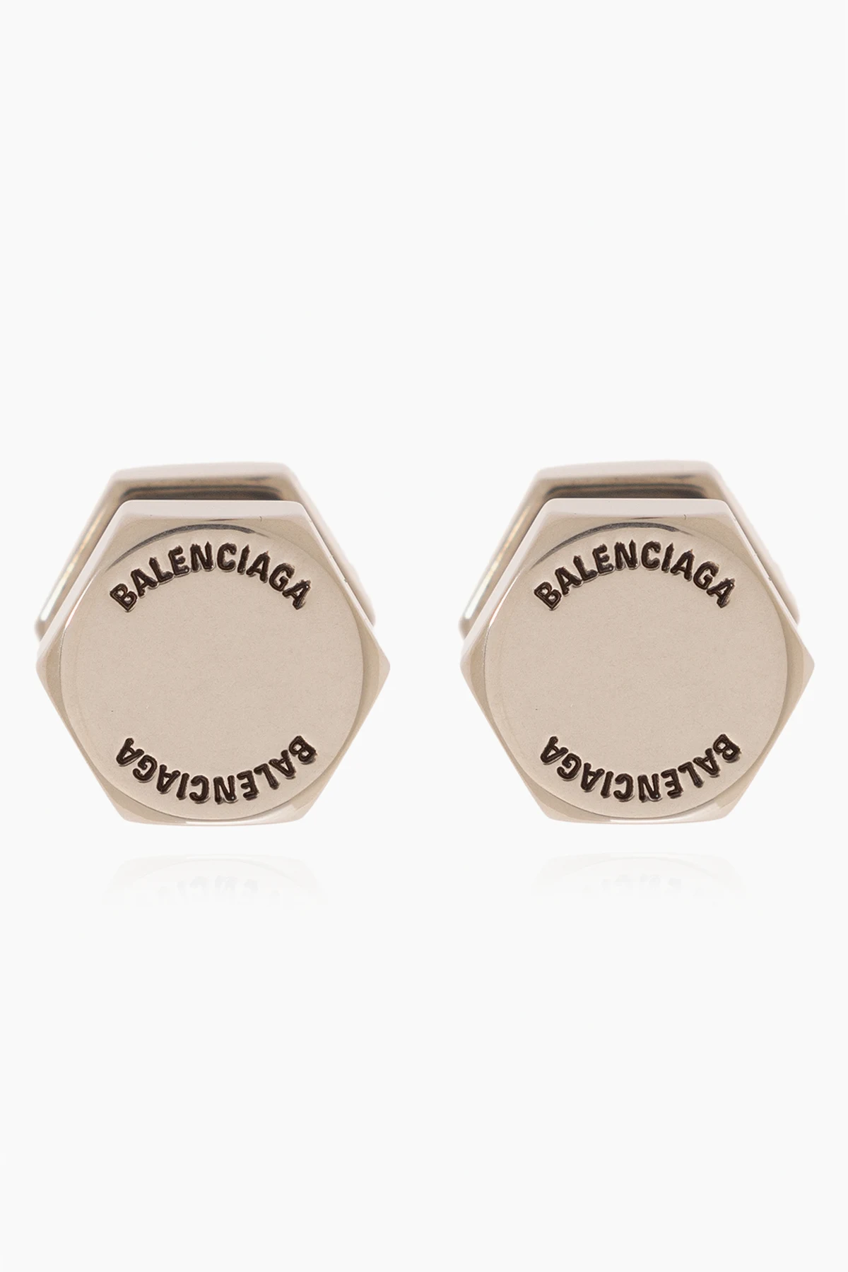 Mosiężne kolczyki ‘Garage’