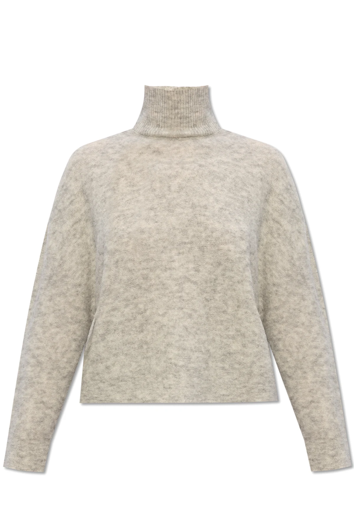 GREY Turtleneck sweater with back buttons