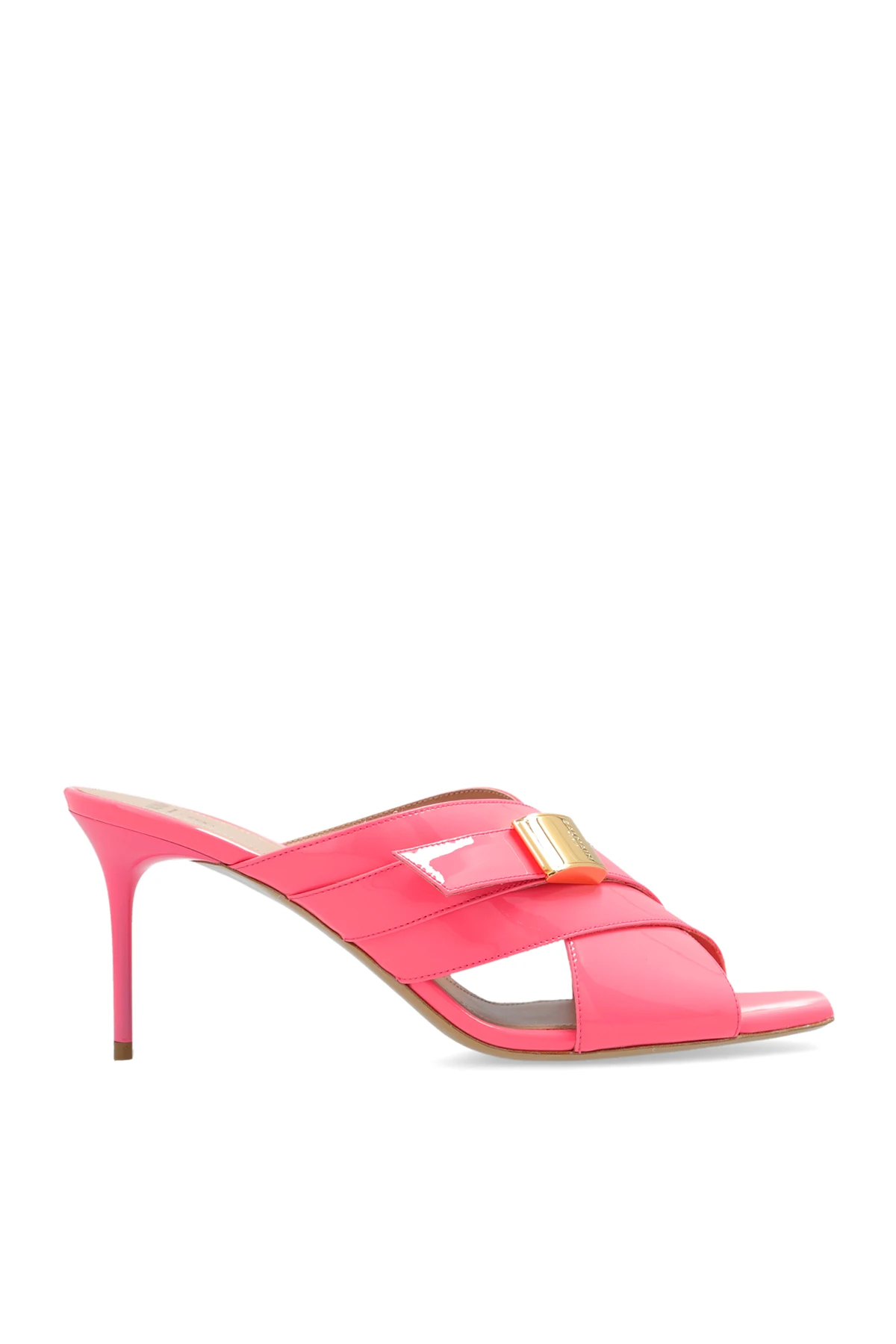 PINK ‘Uma’ heeled mules