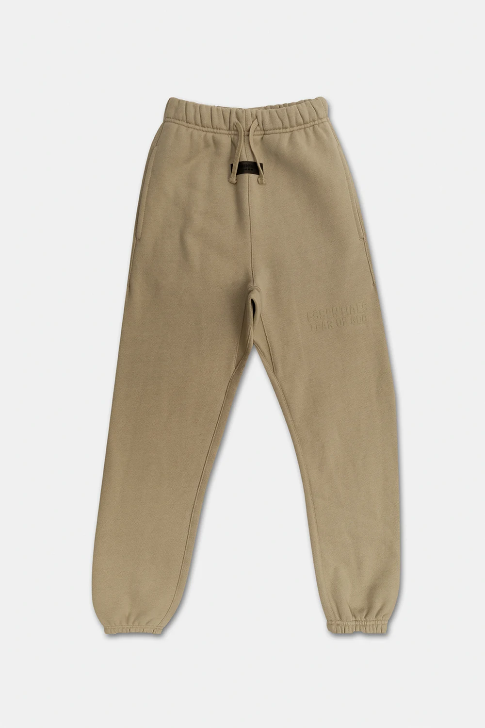 Sweatpants with logo patch