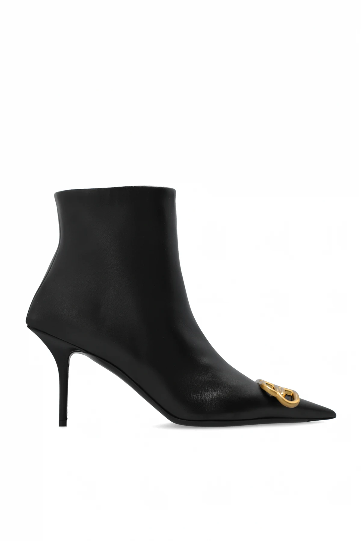 Leather stiletto pumps