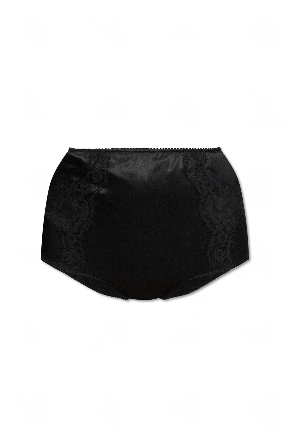 Satin high-waisted briefs