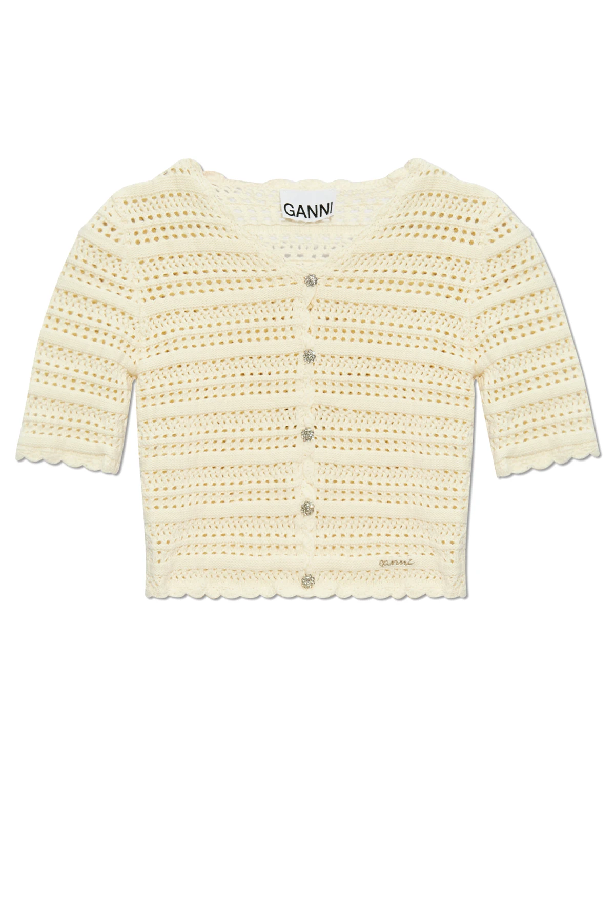 Kurzärmliger Cardigan