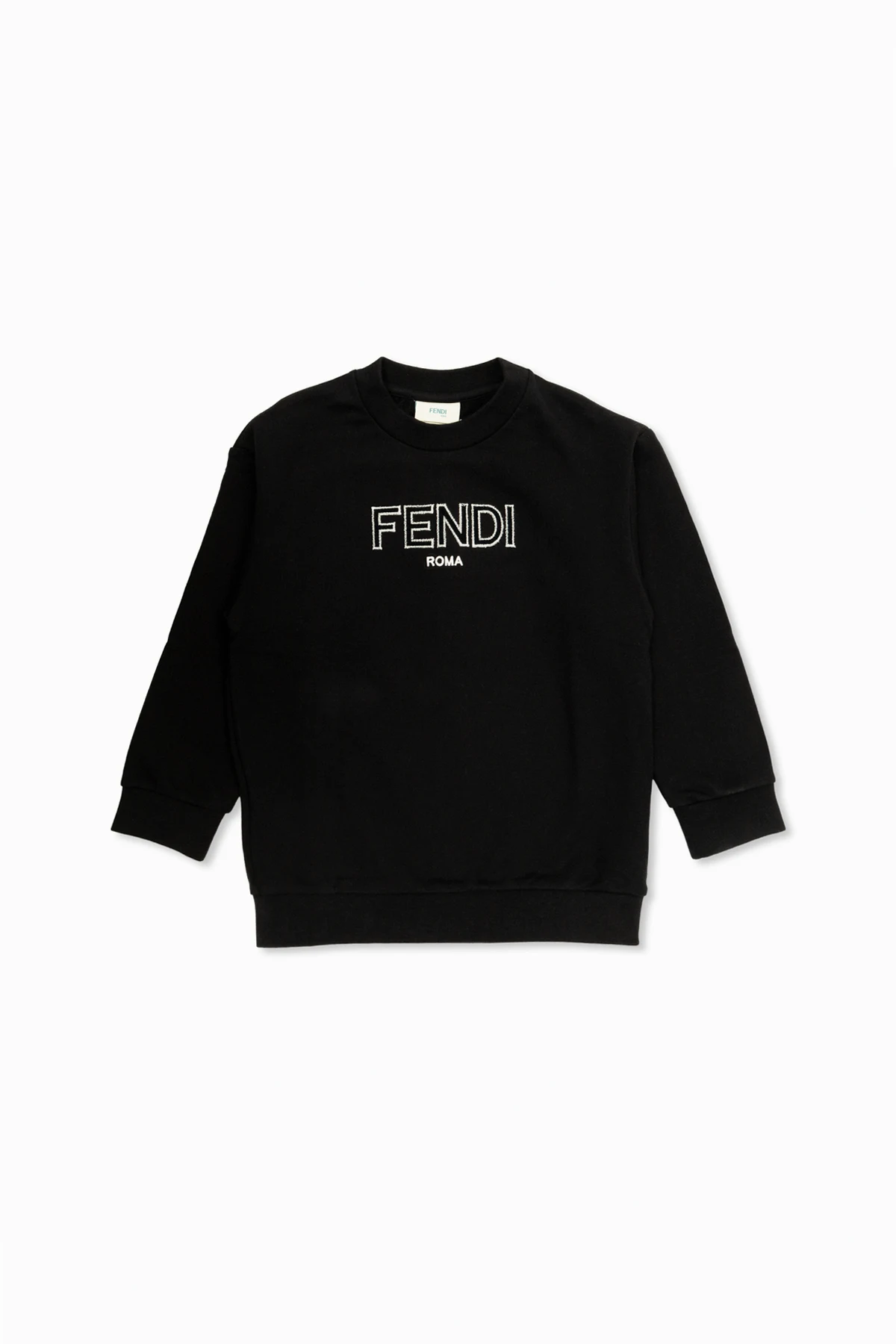 BLACK Sweatshirt with logo