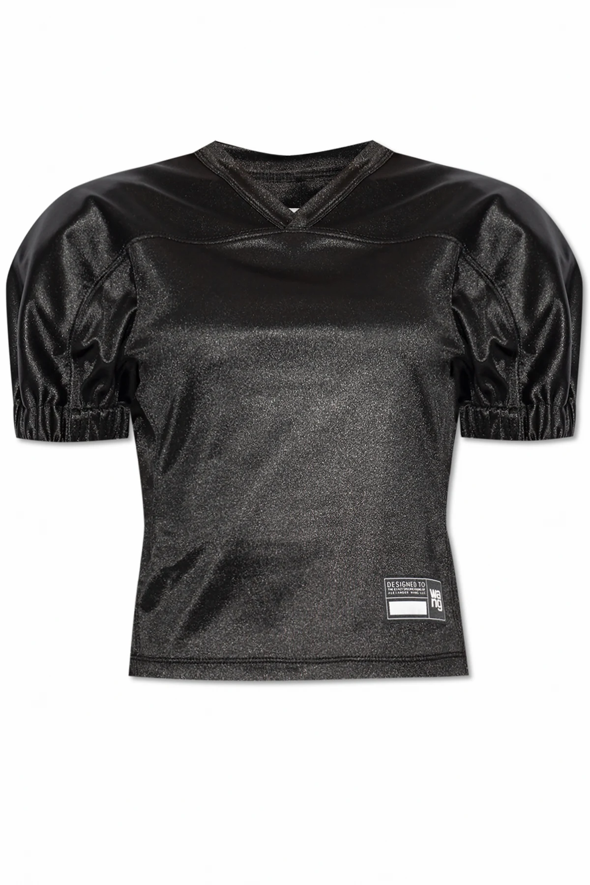 T by Alexander Wang T-Shirt mit V-Ausschnitt