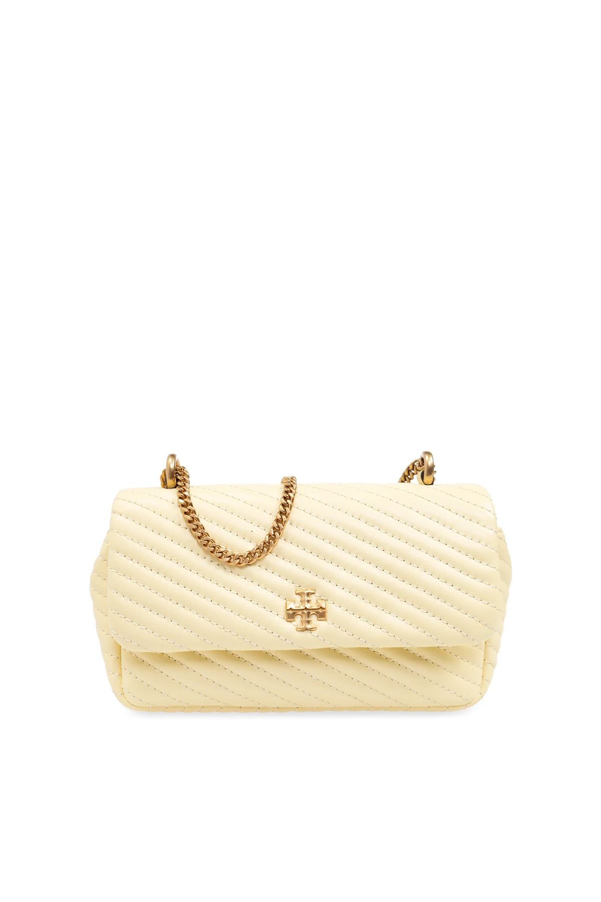 cream Quilted shoulder bag