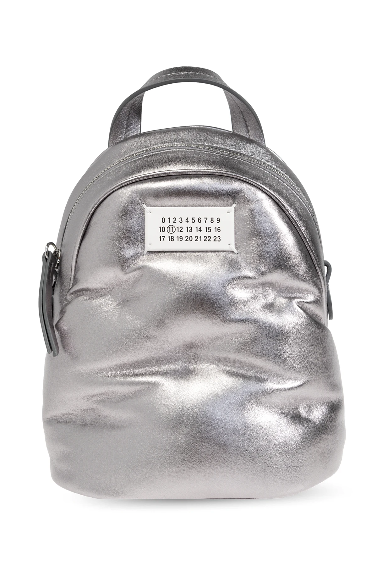 SILVER Backpack with logo