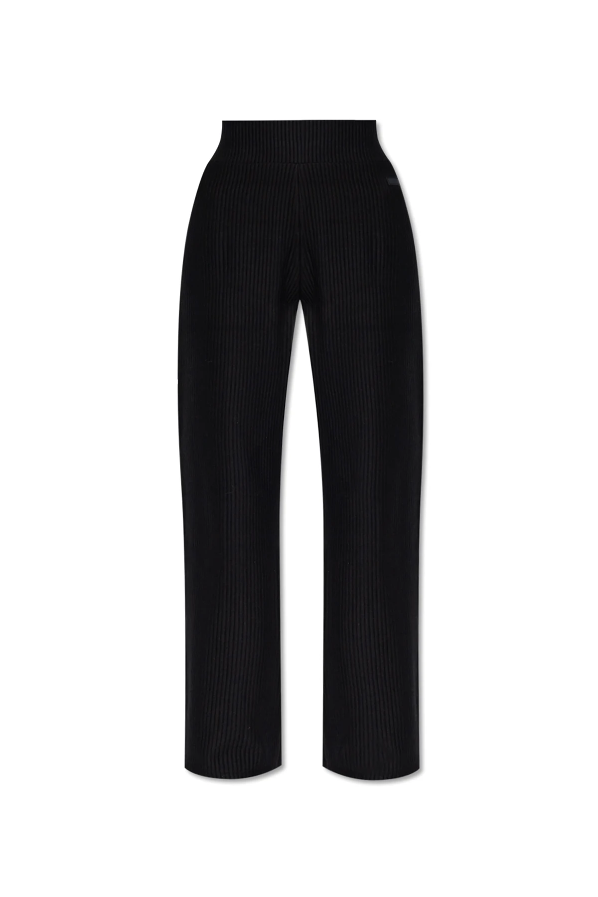 BLACK Ribbed pants