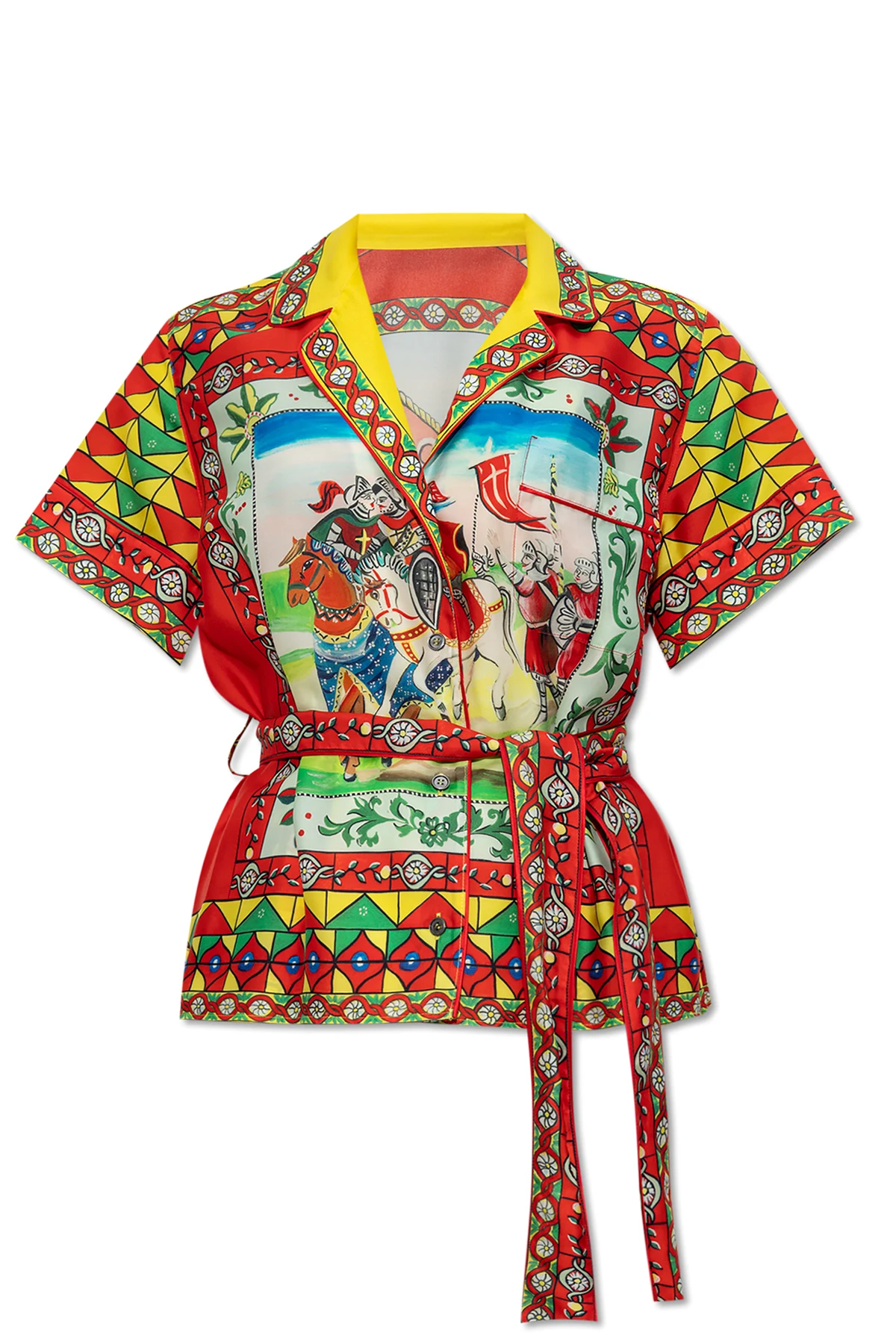 MULTICOLOUR Shirt with Carretto pattern