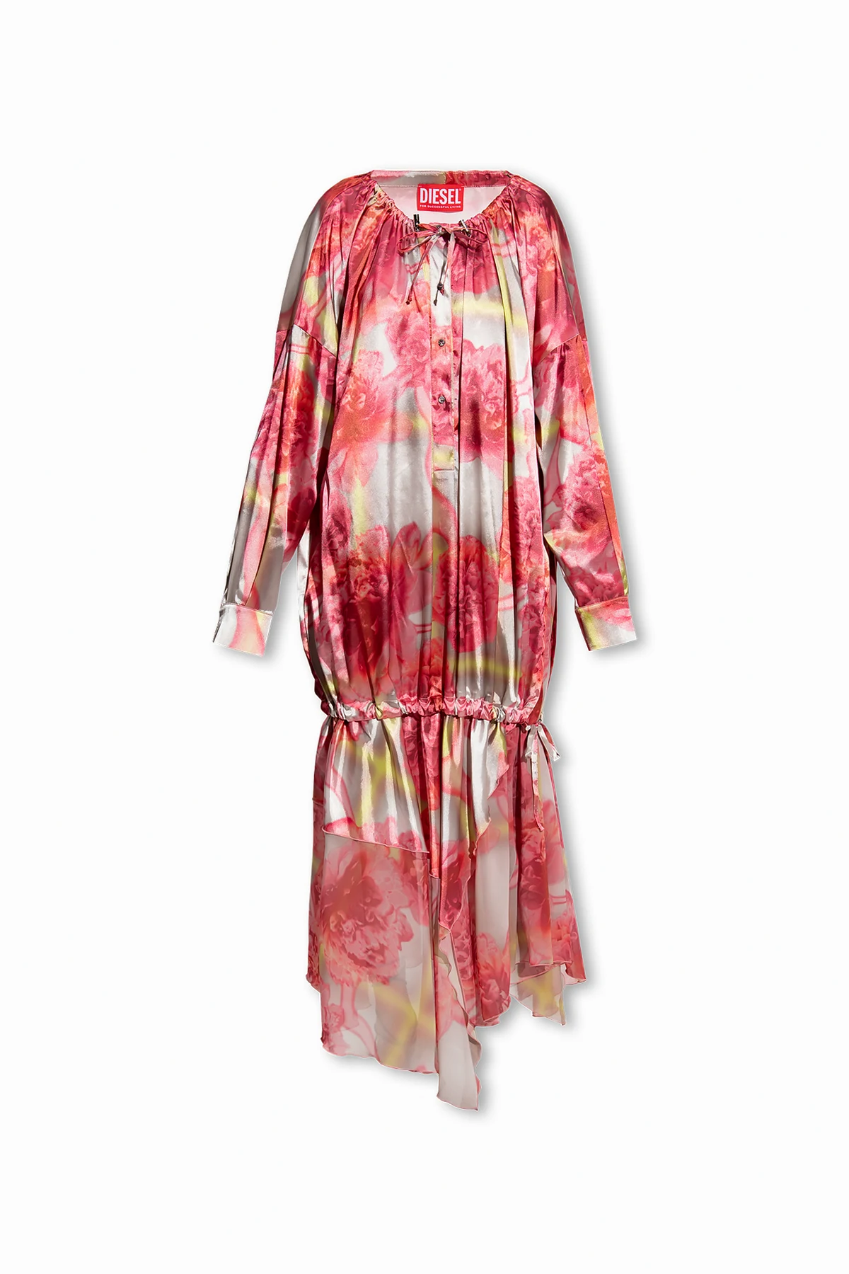 RED ‘D-CABIR’ patterned dress