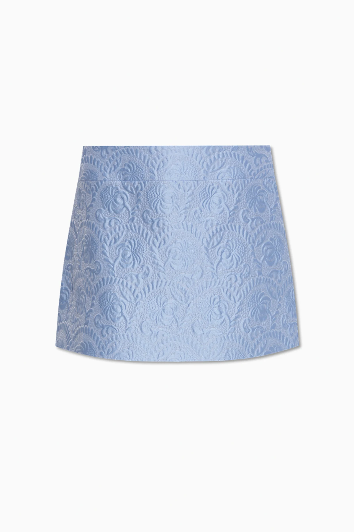 light blue Skirt with pattern