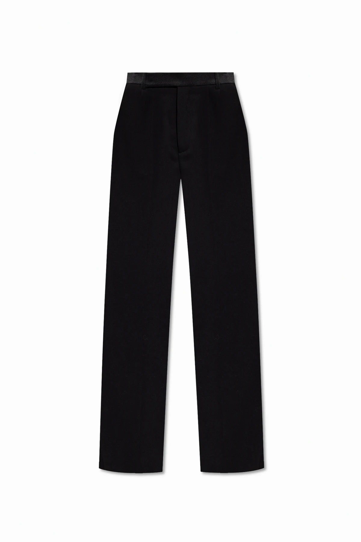 Wool high-rise trousers