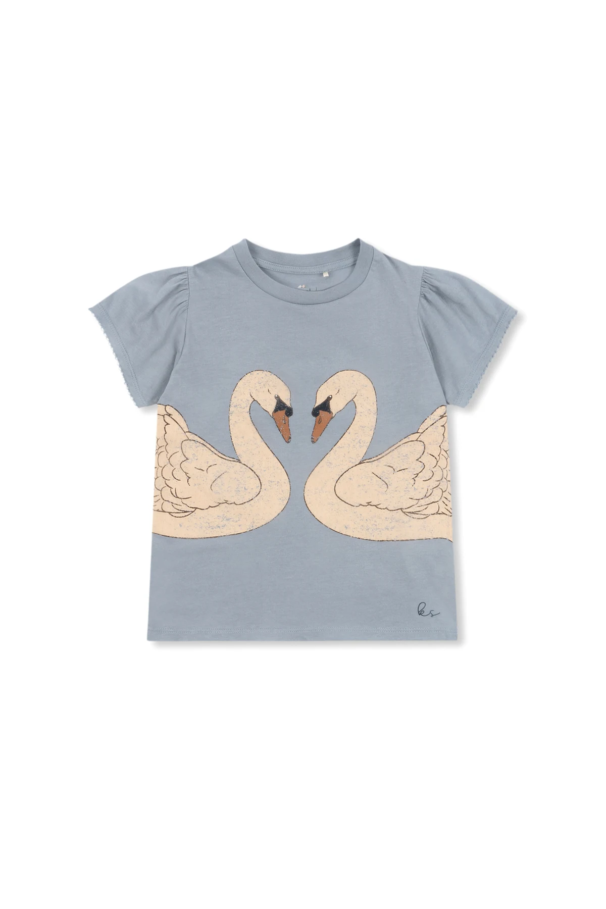 T-shirt z motywem łabędzi ‘Famo’