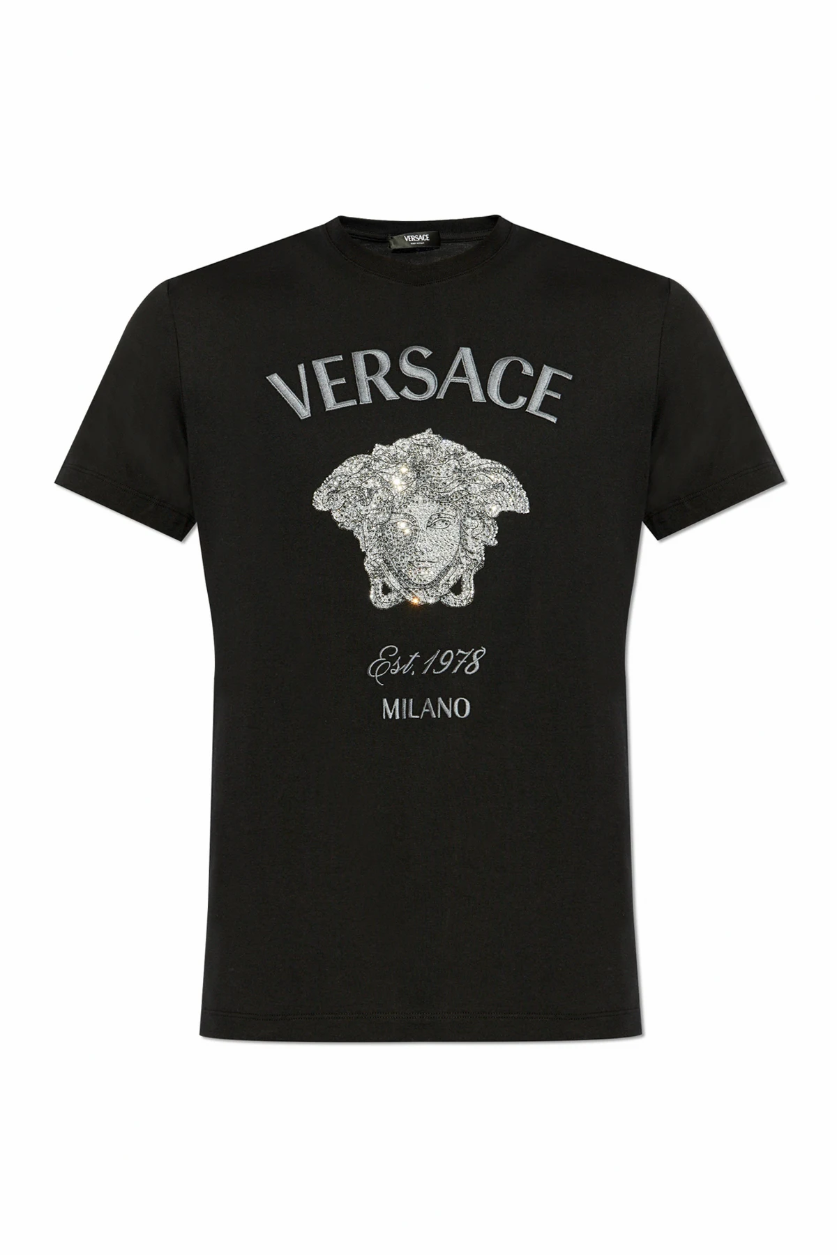 BLACK T-shirt with Medusa Head