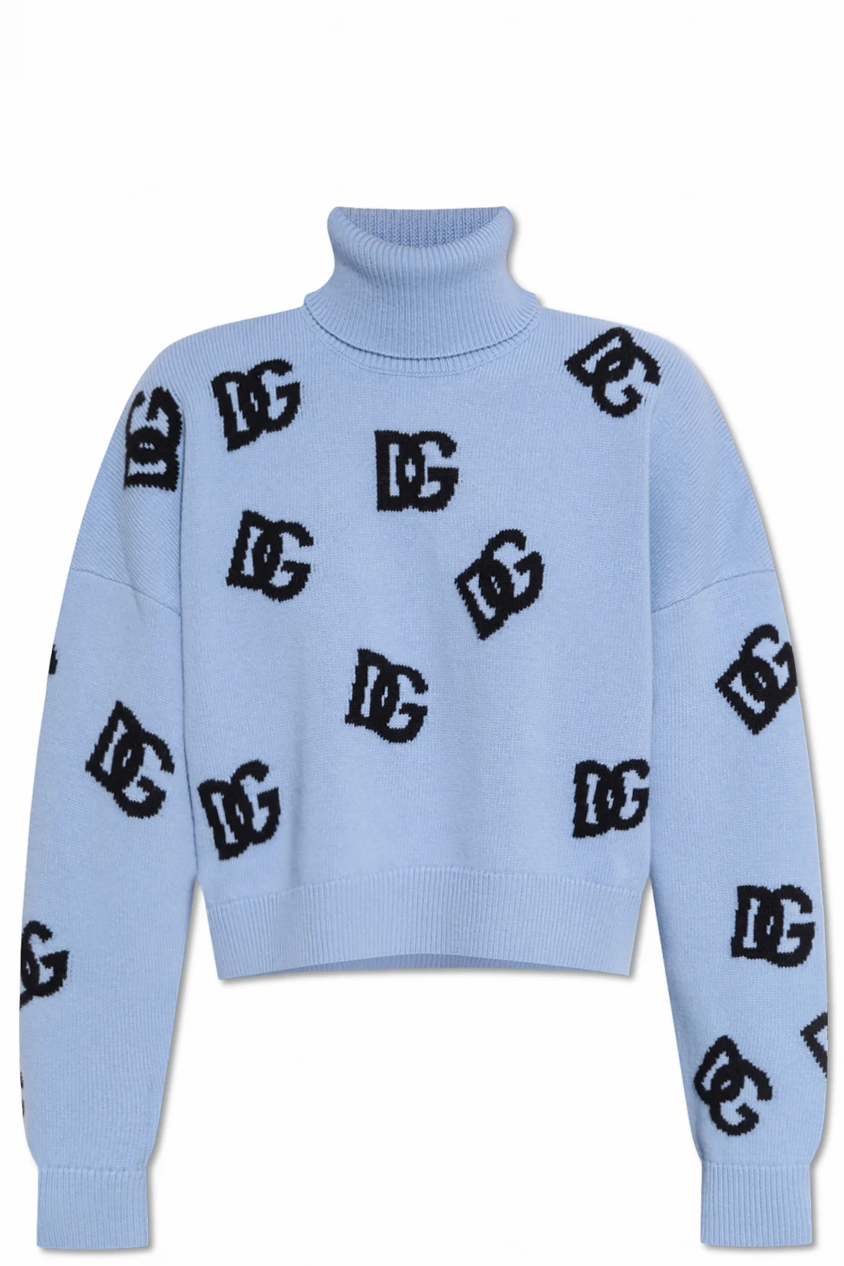 Rollkragenpullover mit Logo