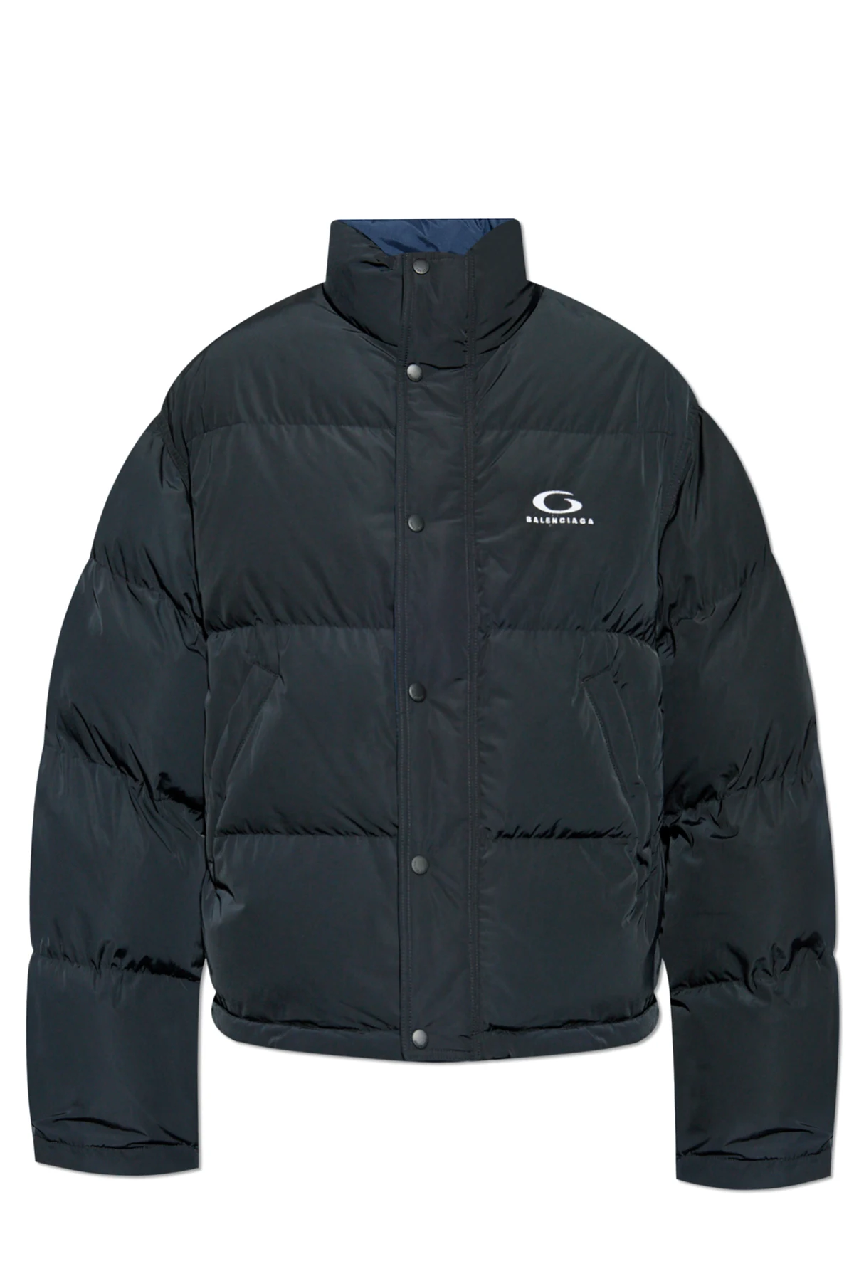 BLACK Reversible padded jacket