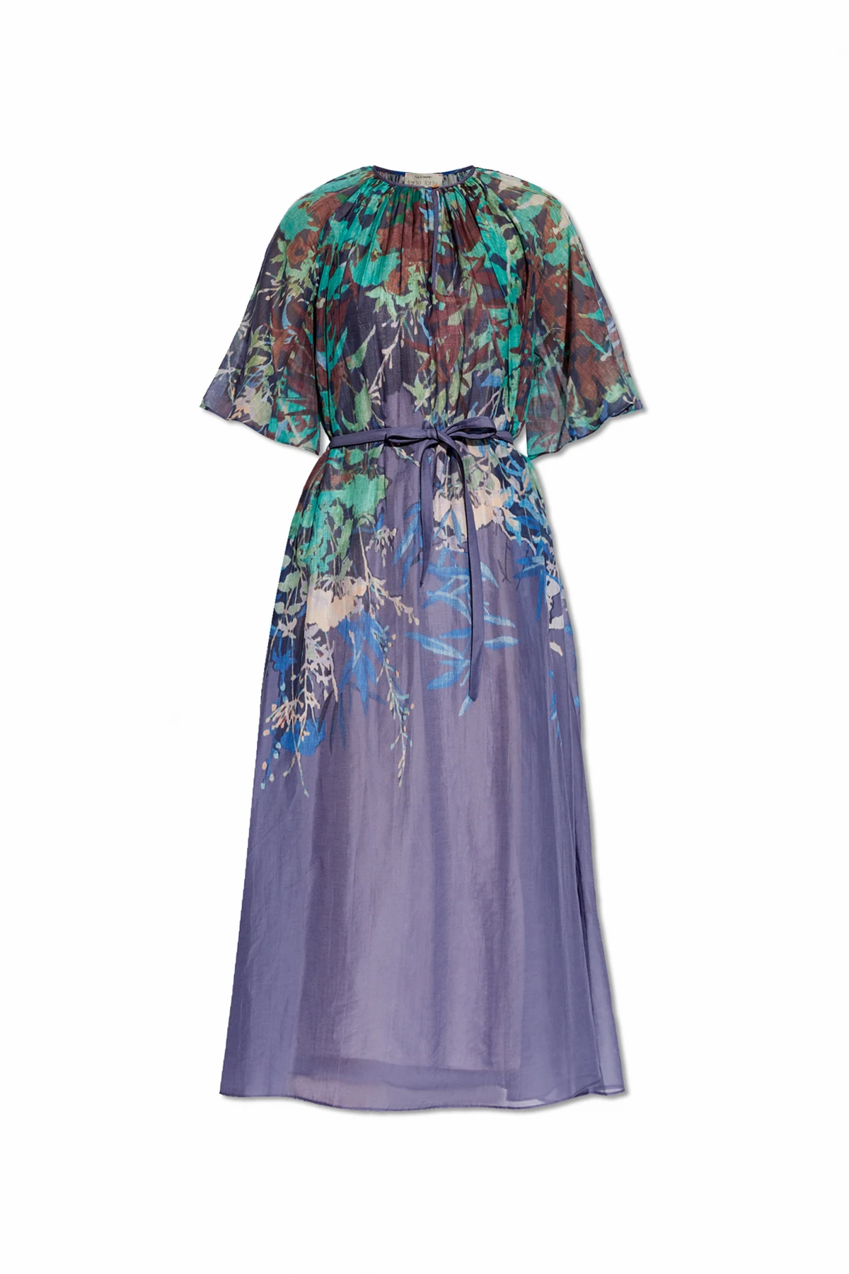 Dress with short sleeves