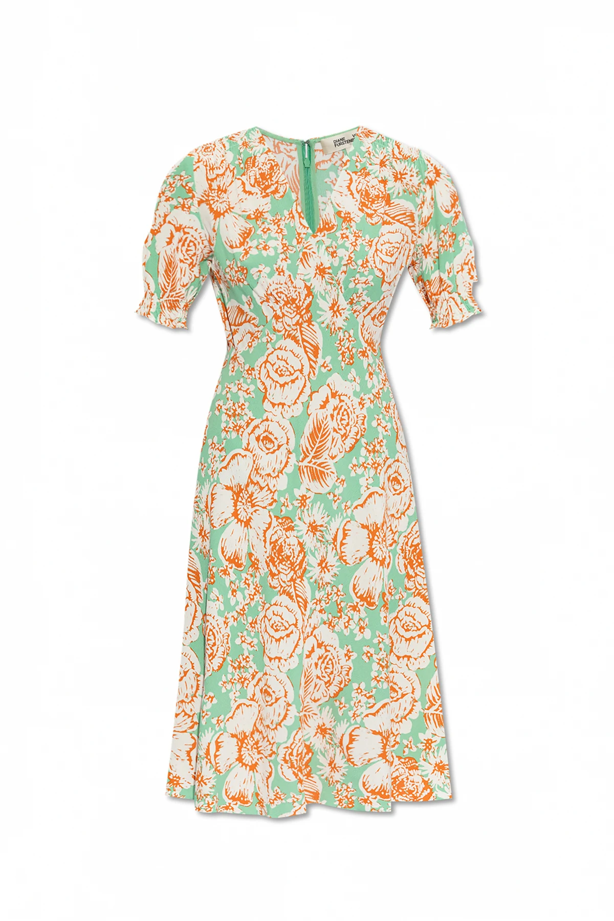 GREEN Patterned dress 'Jemma'