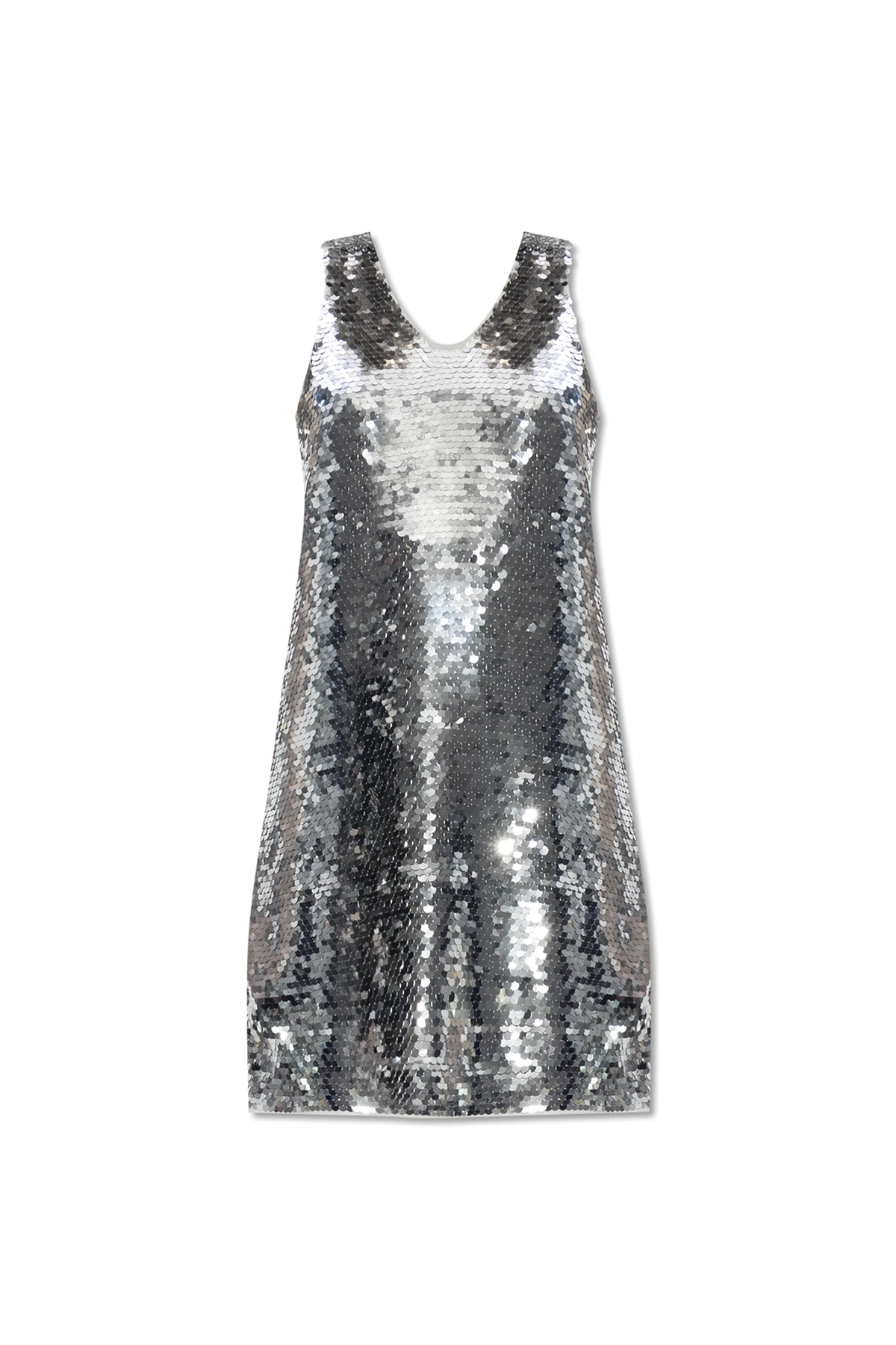 SILVER ‘Lykke’ sequinned slip dress
