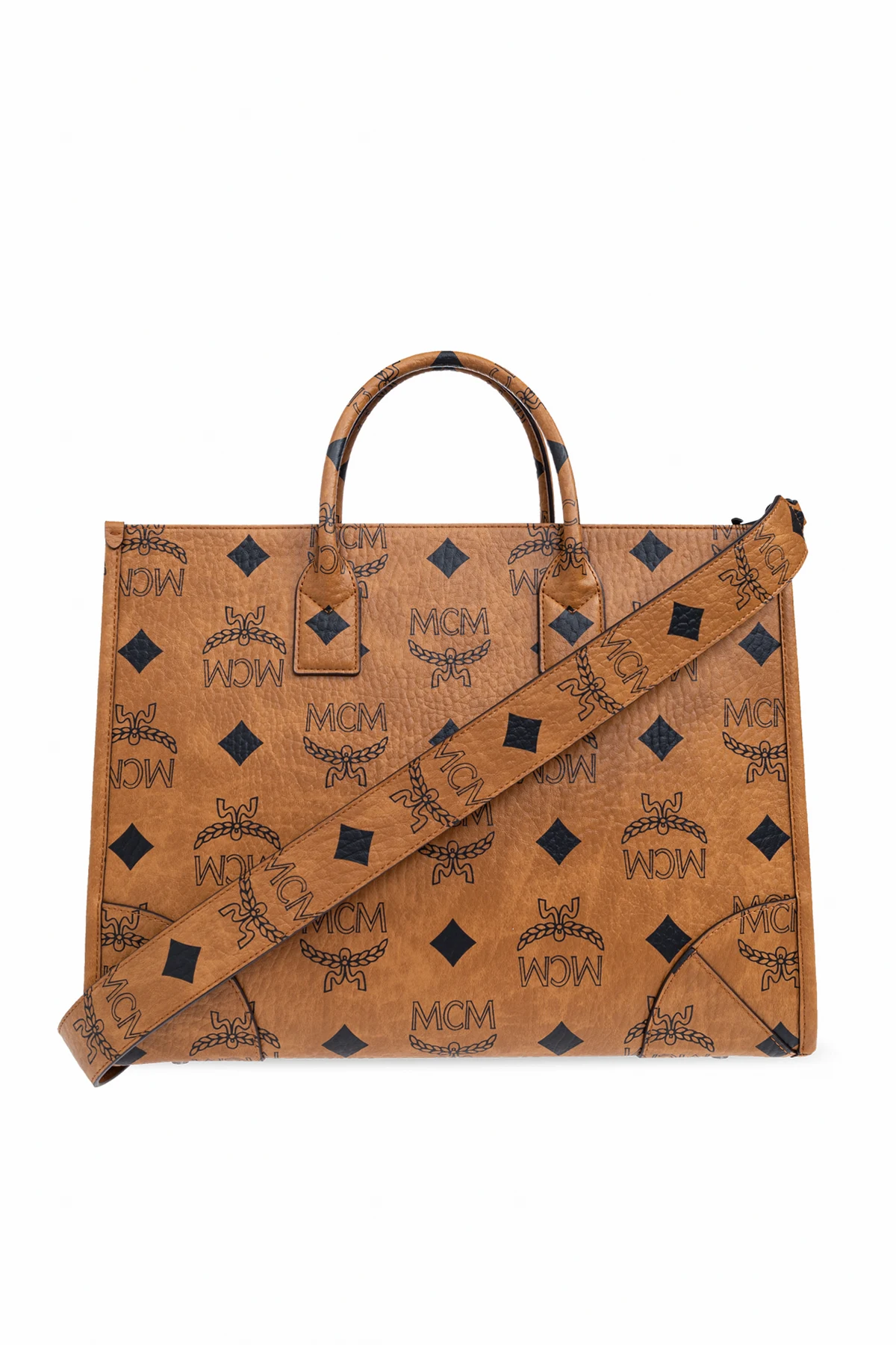 BROWN MCM Shopper Bag